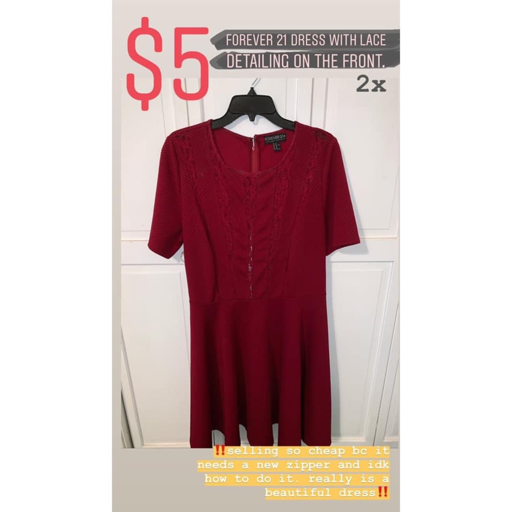 Forever 21 Dress with Lace front detailing